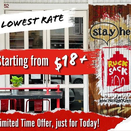Rucksack Inn Temple Street Szingapúr Kültér fotó