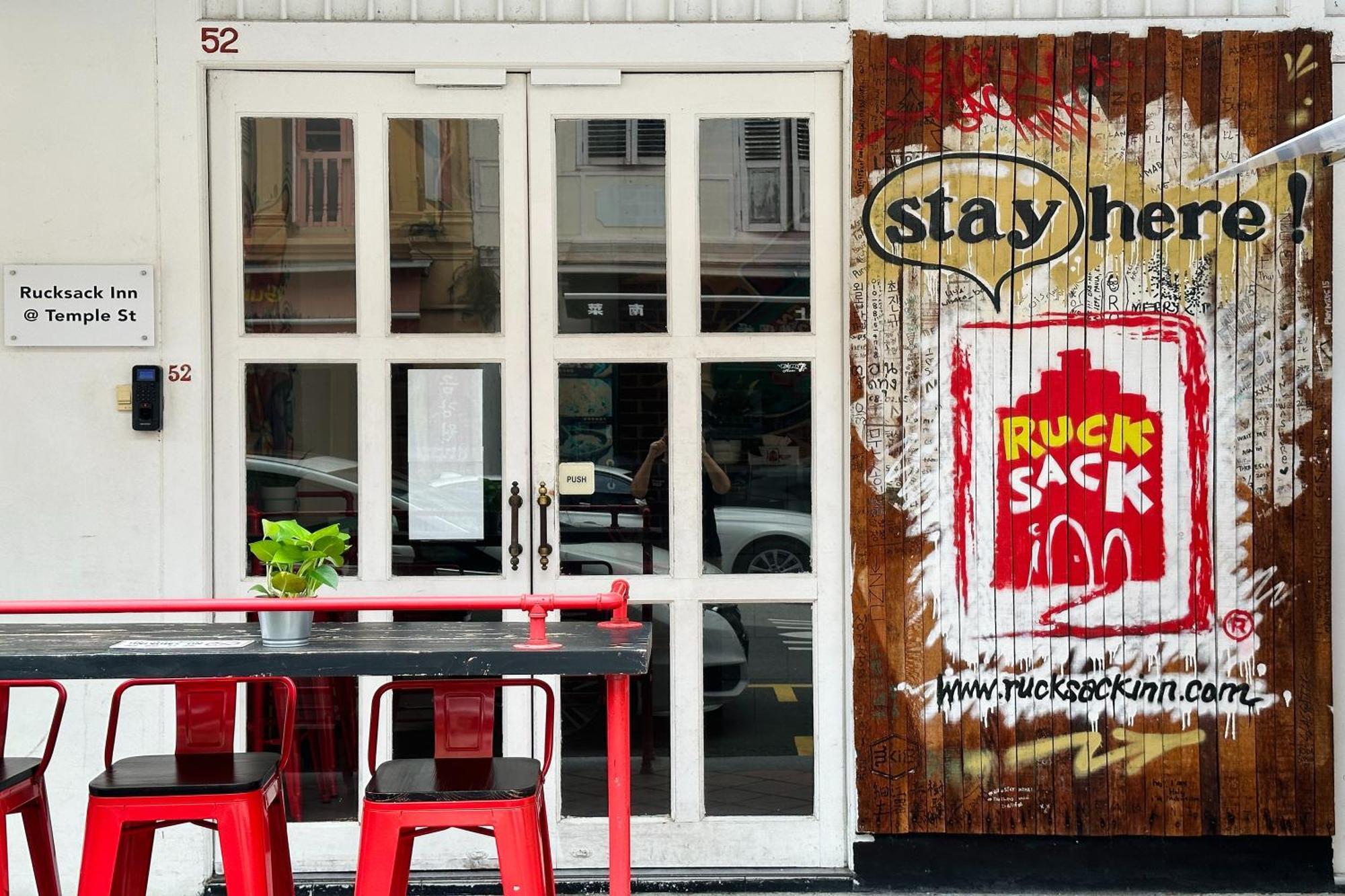Rucksack Inn Temple Street Szingapúr Kültér fotó